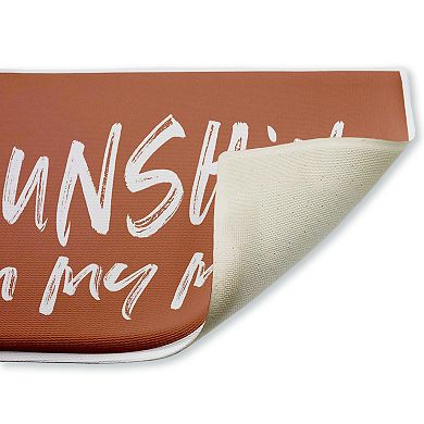 Stupell Home Decor Sunshine On My Mind Decorative Bath Mat