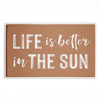 Stupell Home Decor Better In The Sun Decorative Bath Mat