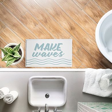 Stupell Home Decor Make Waves Decorative Bath Mat