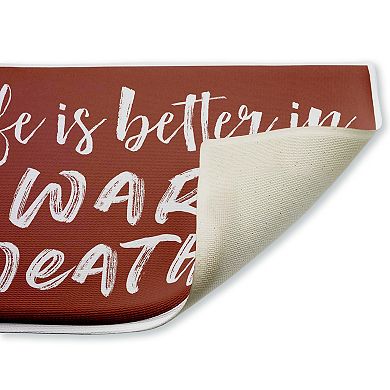 Stupell Home Decor Better In Warm Weather Decorative Bath Mat