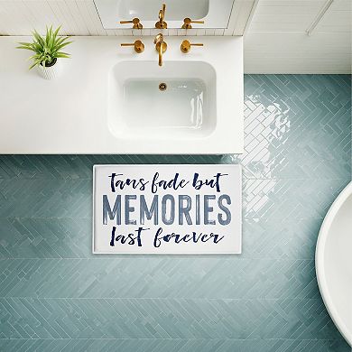 Stupell Home Decor Tans Fade But Memories Last Decorative Bath Mat
