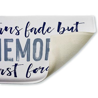 Stupell Home Decor Tans Fade But Memories Last Decorative Bath Mat