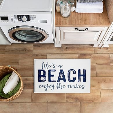 Stupell Home Decor Life's A Beach Decorative Bath Mat