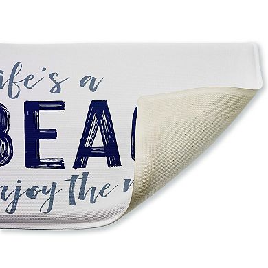 Stupell Home Decor Life's A Beach Decorative Bath Mat