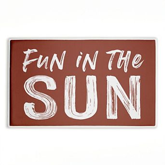 Stupell Home Decor Fun In The Sun Decorative Bath Mat