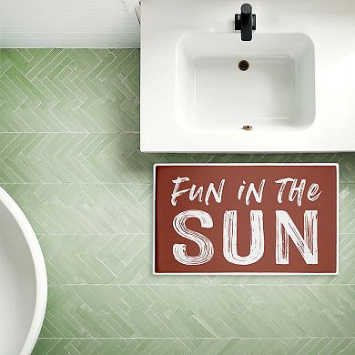 Stupell Home Decor Fun In The Sun Decorative Bath Mat