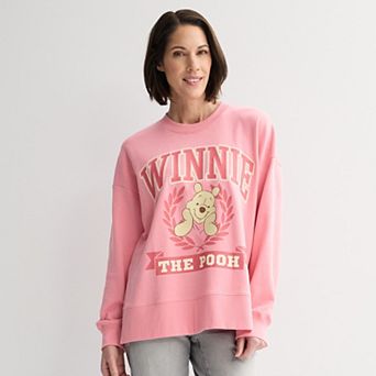 Juniors' Disney's Winnie the Pooh French Terry Pullover