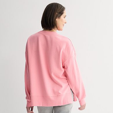 Juniors' Disney's Winnie the Pooh French Terry Pullover