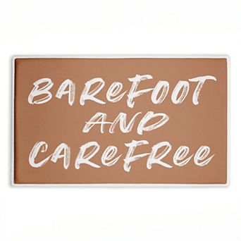 Stupell Home Decor Barfoot & Carefree Decorative Bath Mat