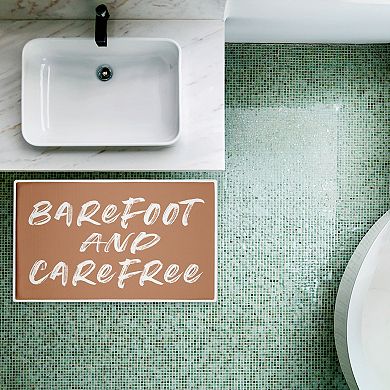 Stupell Home Decor Barfoot & Carefree Decorative Bath Mat
