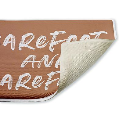 Stupell Home Decor Barfoot & Carefree Decorative Bath Mat