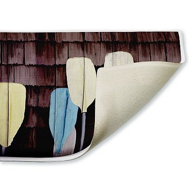 Stupell Home Decor Lake Paddles Decorative Bath Mat