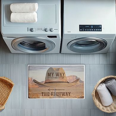 Stupell Home Decor My Way Or The Highway Bath Mat
