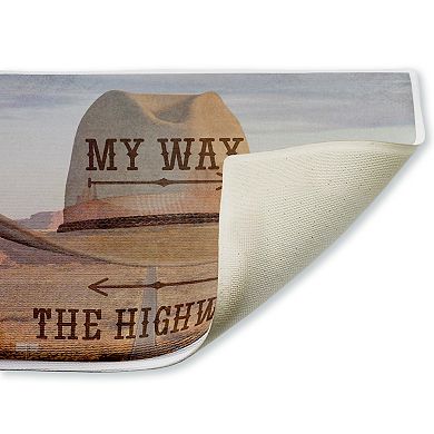 Stupell Home Decor My Way Or The Highway Bath Mat