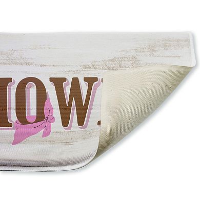 Stupell Home Decor Howdy Decorative Bath Mat