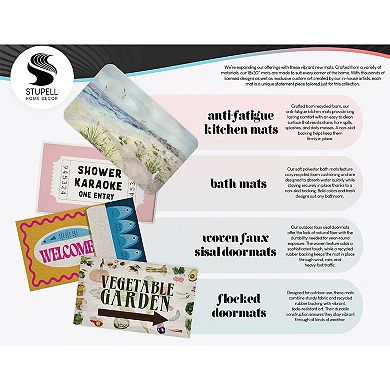 Stupell Home Decor Shower Karaoke Bath Mat