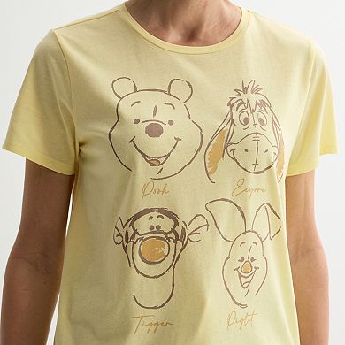 Women's Disney's Winnie the Pooh Friends Portrait Graphic Tee