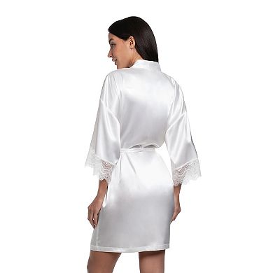Women's Lilac+London Solid Wrapper Robe