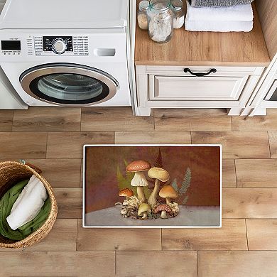 Stupell Home Decor Mushrooms & Ferns Decorative Bath Mat