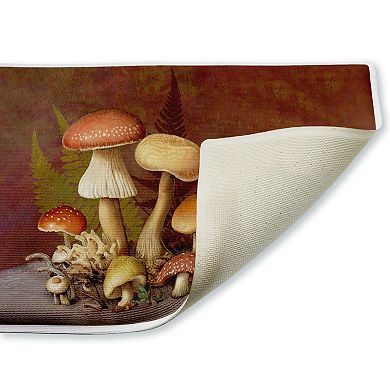 Stupell Home Decor Mushrooms & Ferns Decorative Bath Mat