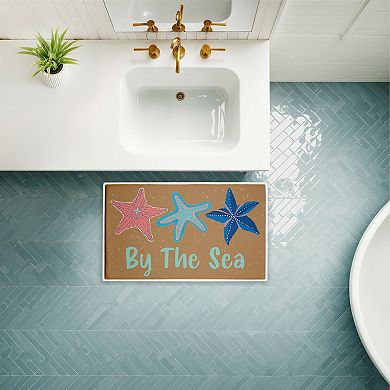 Stupell Home Decor By The Sea Starfish Decorative Bath Mat