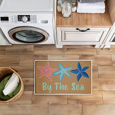Stupell Home Decor By The Sea Starfish Decorative Bath Mat