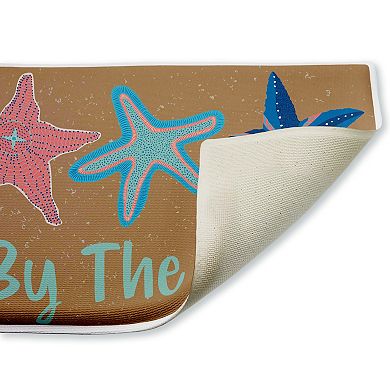 Stupell Home Decor By The Sea Starfish Decorative Bath Mat