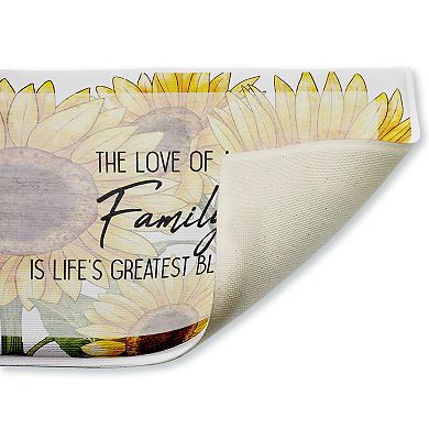 Stupell Home Decor Love Of Family Sentiment Decorative Bath Mat