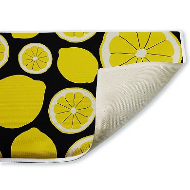 Stupell Home Decor Lemon Squeezy Pattern Bath Mat
