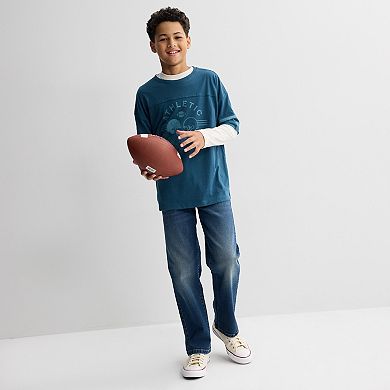 Boys 8-20 Sonoma Goods For Life® Relaxed Chest Seam Tee in Regular & Husky