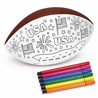 Best Brands Americana Color a Football Craft Kit
