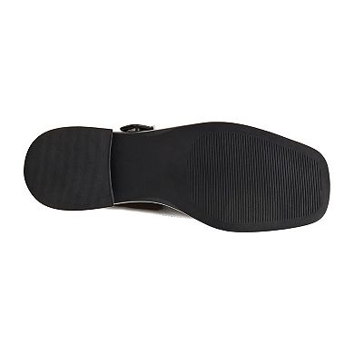 madden girl Dominic Women's Square Toe Mary Jane