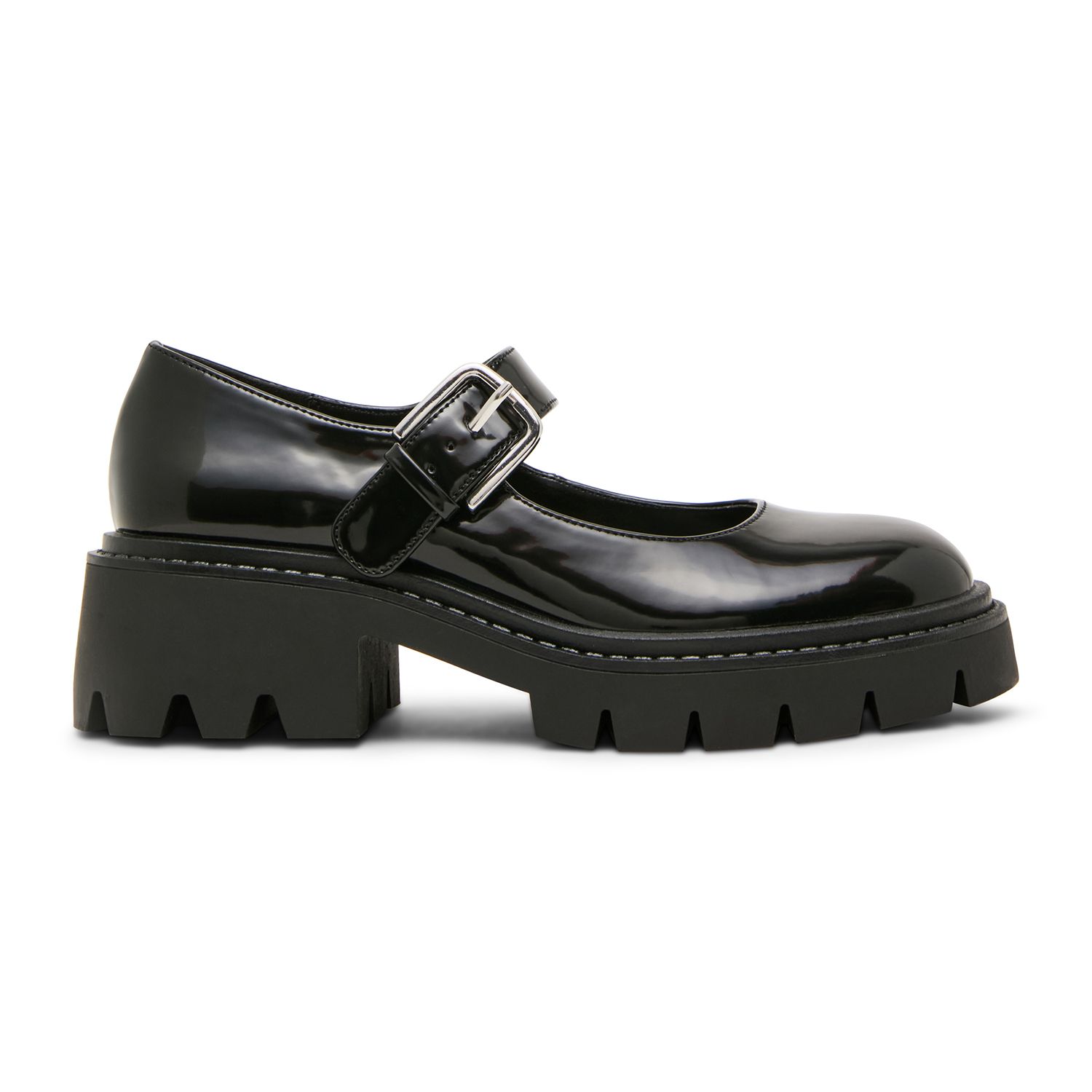 Женские туфли madden Girl Marcela Buckle Accent Block Heel Mary Janes — фото 2