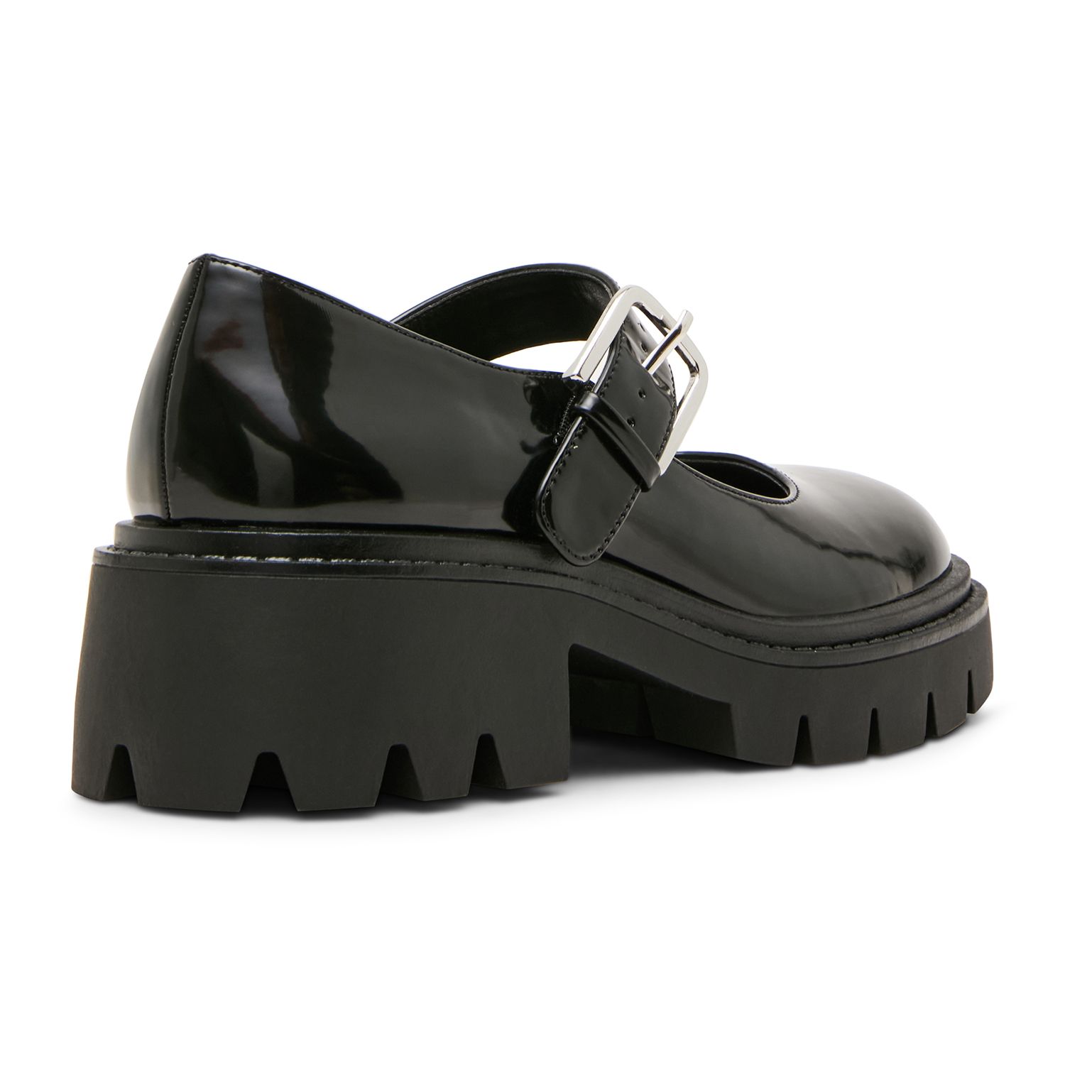 Женские туфли madden Girl Marcela Buckle Accent Block Heel Mary Janes — фото 6
