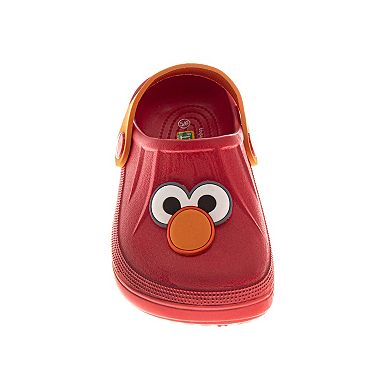Sesame Street Elmo Character Boys' Clogs Dual Size Comfort Closure ( Toddler/Little Kids)
