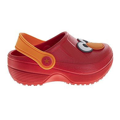 Sesame Street Elmo Character Boys' Clogs Dual Size Comfort Closure ( Toddler/Little Kids)