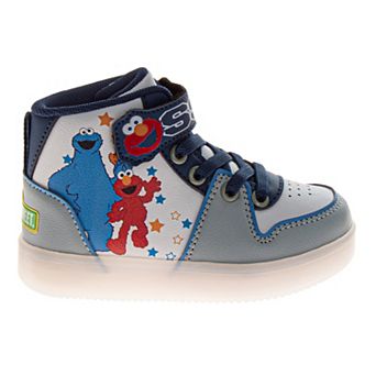 Sesame Street Elmo & Cookie Monster High Top Boys'Sneakers Light Up (Toddler/Little Kid)