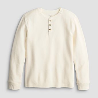 Boys 8-20 Sonoma Goods For Life® Long Sleeve Thermal Henley in Regular & Husky