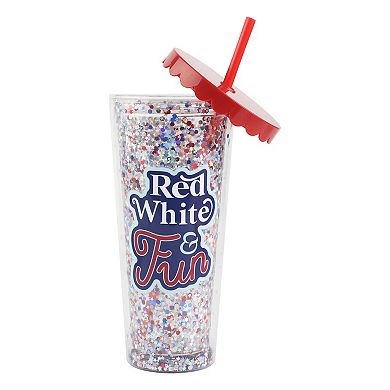 Glitter Red White & Fun Tumblr