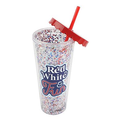 Glitter Red White & Fun Tumblr
