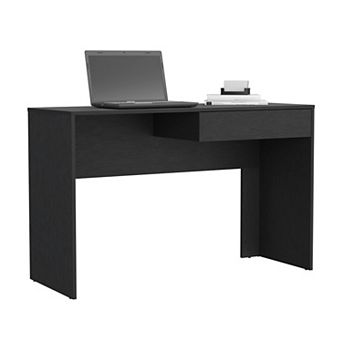 Acanto 1 Drawer Writing Computer Desk, Black
