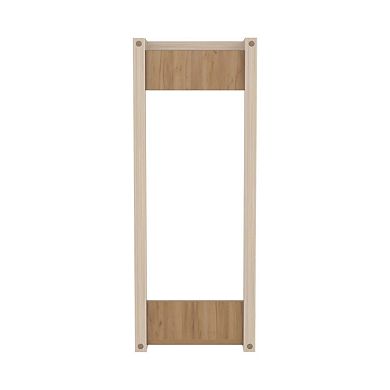 DEPOT E-SHOP Ambia Wall Tower Rack, Natural Oak