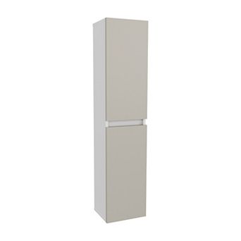 DEPOT E-SHOP Burgaw Bathroom Cabinet, 2 Doors, 4 Shelves, White