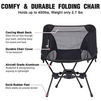 Ultralight Backpacking Folding Camping Chair, 4th Gen
