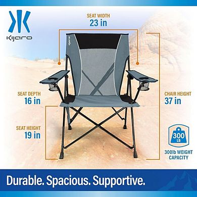 Portable Folding Sports Chair, Gray