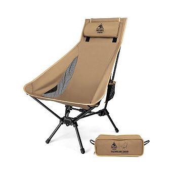 High Back Camping Chair with Pillow Design