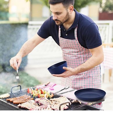 Camping Mess Kit with Cutlery, Cup, Bowl & Plate
