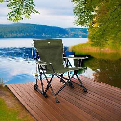 Portable Rocker Camping Chair, Loden Green
