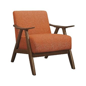 SOLID WOOD FRAME ACCENT CHAIR