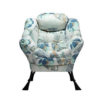 OVERSIZED MODERN FABRIC ACCENT CHAIR